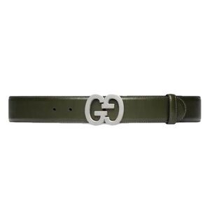 Gucci Olive Green Leather Belt Bag